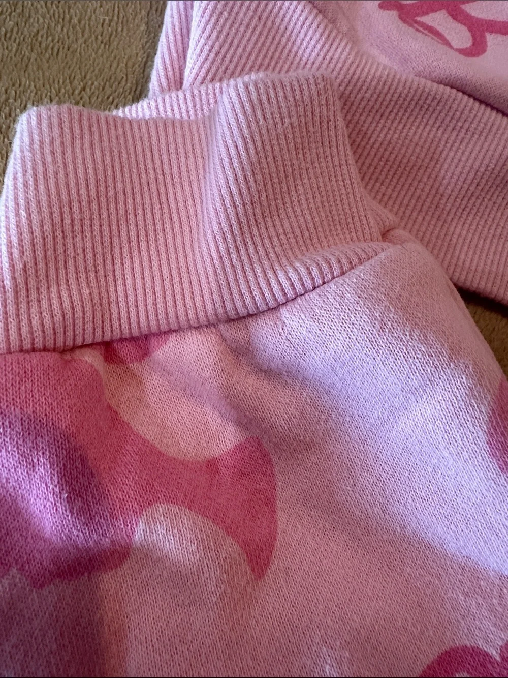 Barbie Pink Logo Allover Print Pajama Set